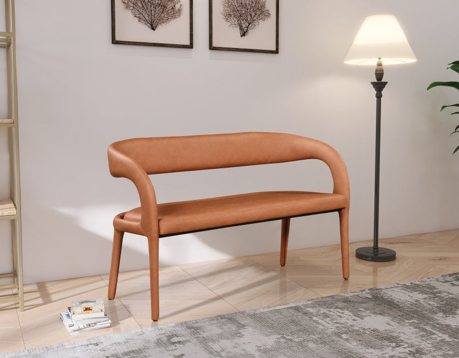 Banc en similicuir Sylvester