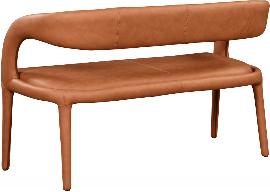 Banc en similicuir Sylvester