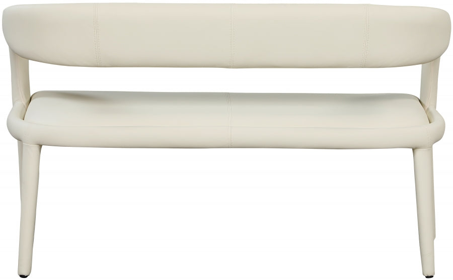 Banc en similicuir Sylvester