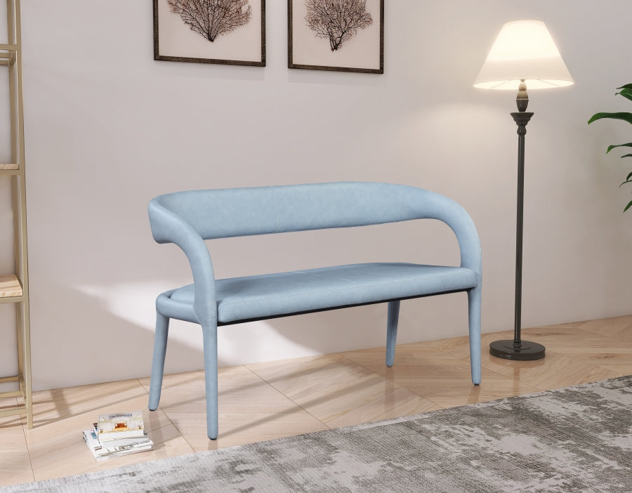 Banc en similicuir Sylvester
