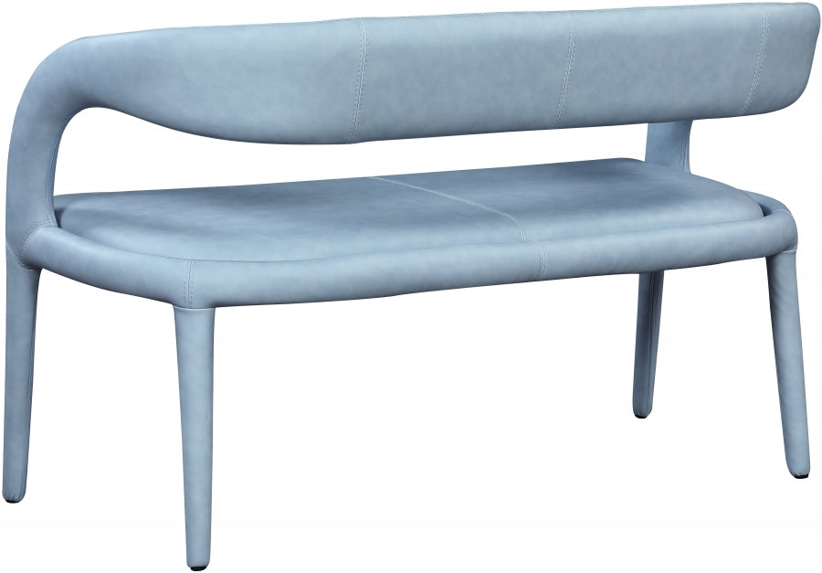 Banc en similicuir Sylvester
