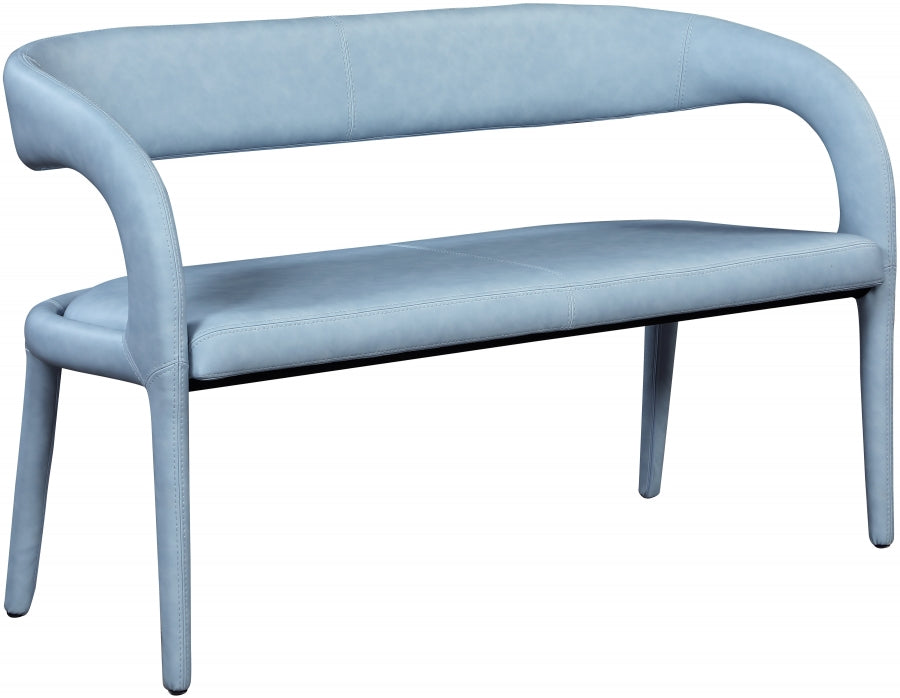 Banc en similicuir Sylvester