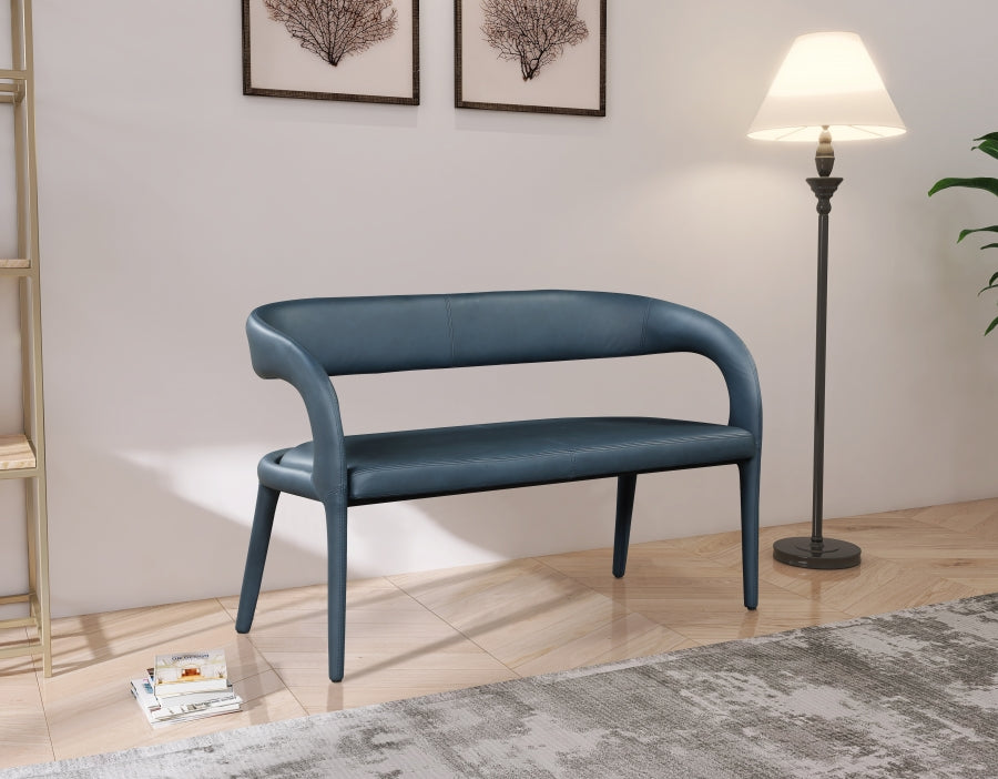 Banc en similicuir Sylvester