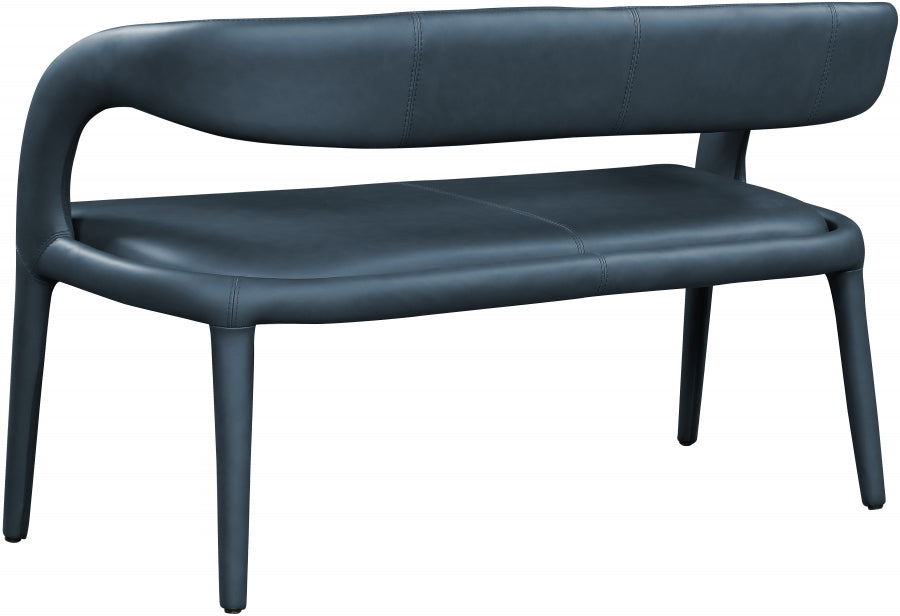 Banc en similicuir Sylvester