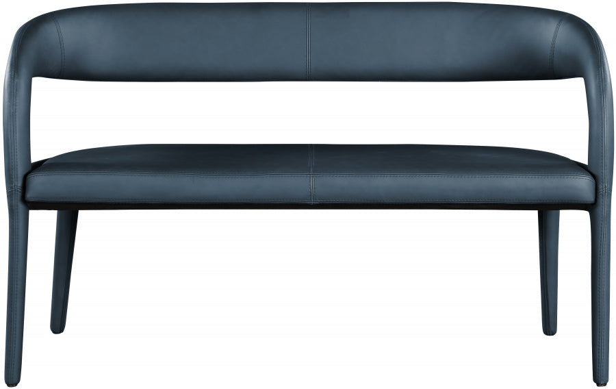 Banc en similicuir Sylvester