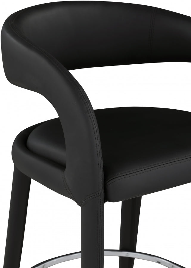 Tabouret de comptoir en similicuir Sylvester