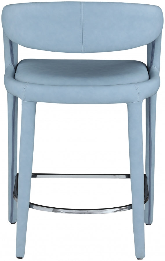 Tabouret de comptoir en similicuir Sylvester