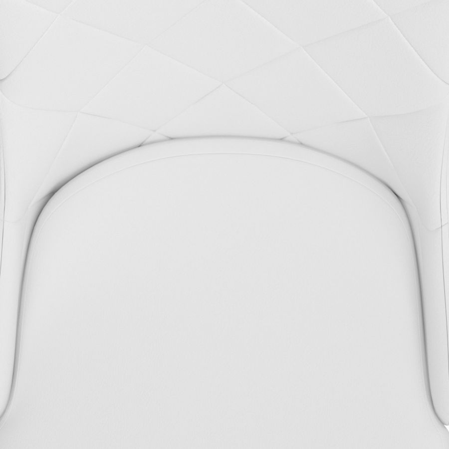 Ensemble de salle à manger Solara/Devo 5 pièces en chrome avec chaise blanche