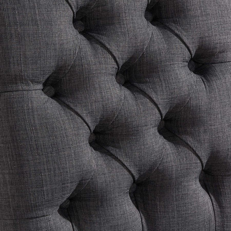 Ensemble de salle à manger 7 pièces Ashland/Lucian en gris avec chaise grise