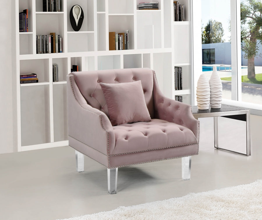 Méridienne en velours Roxy