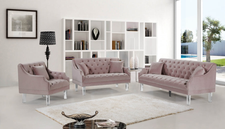 Méridienne en velours Roxy