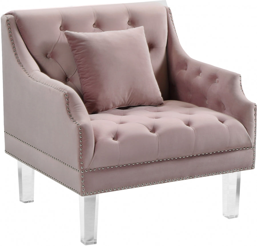 Méridienne en velours Roxy
