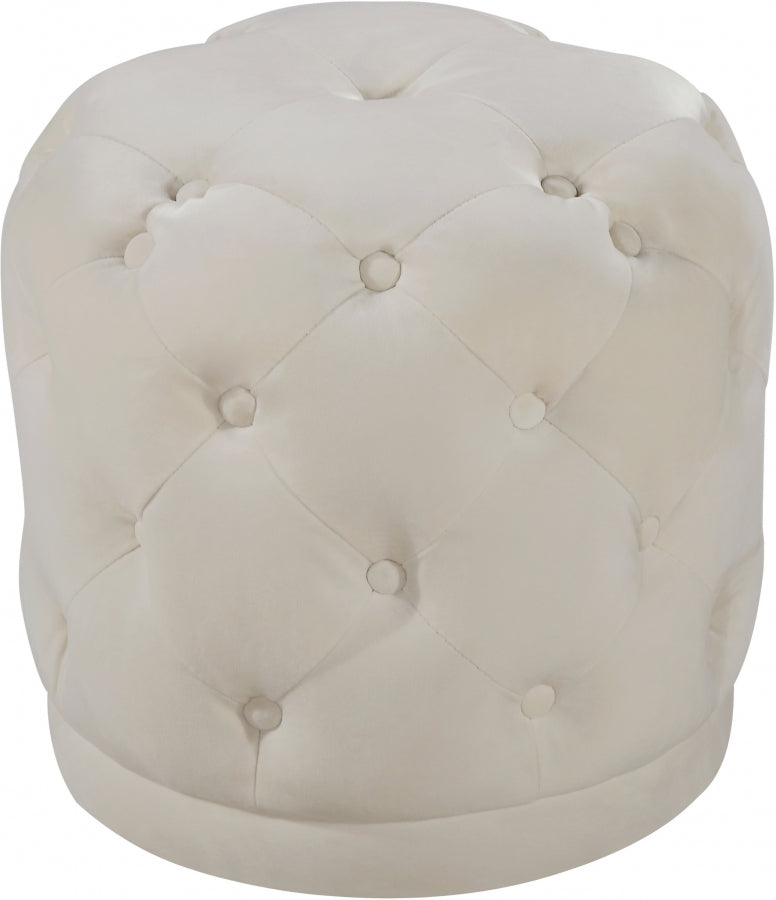 Pouf en velours Harper | Tabouret