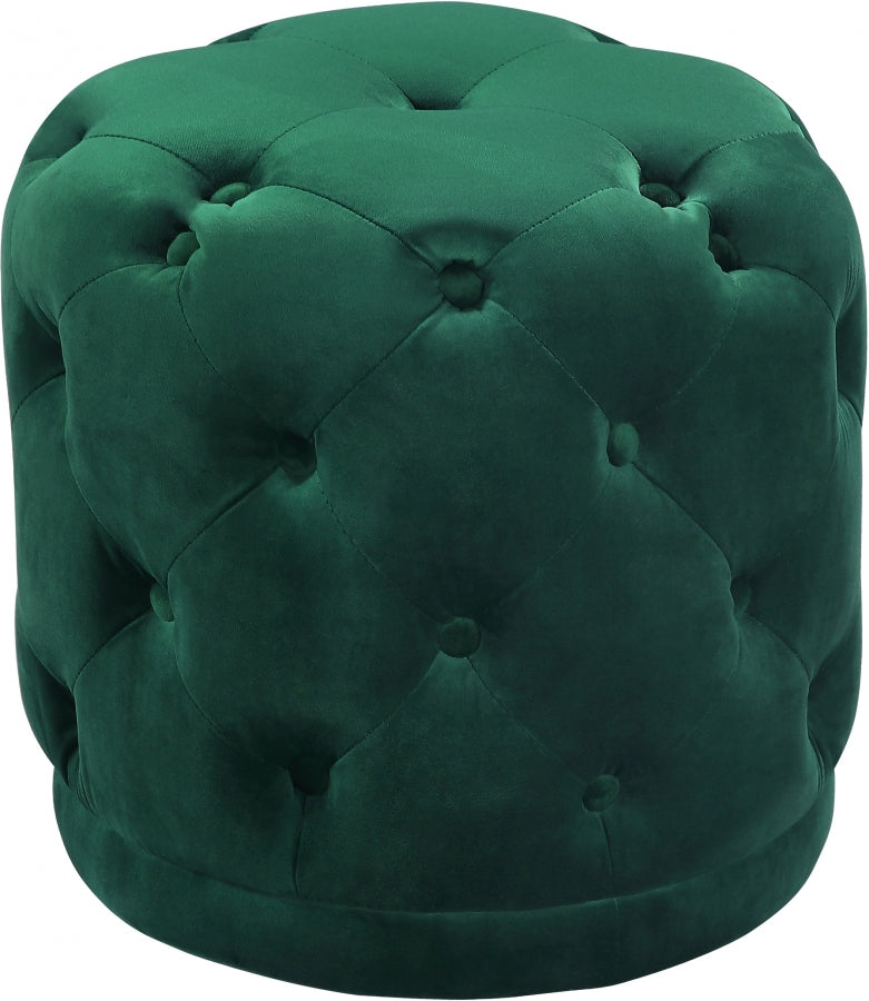 Pouf en velours Harper | Tabouret