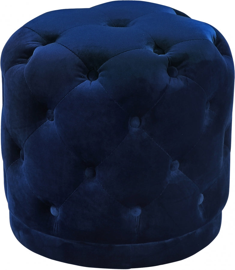 Pouf en velours Harper | Tabouret