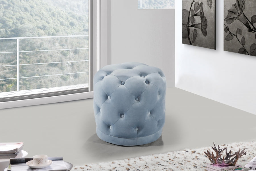 Pouf en velours Harper | Tabouret