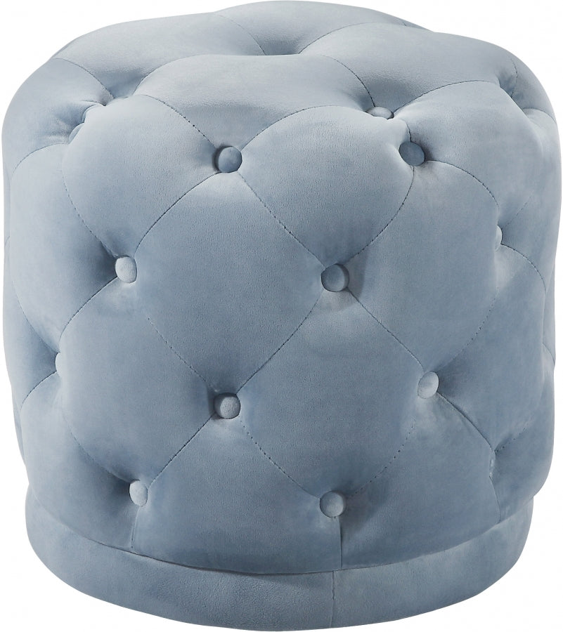 Pouf en velours Harper | Tabouret