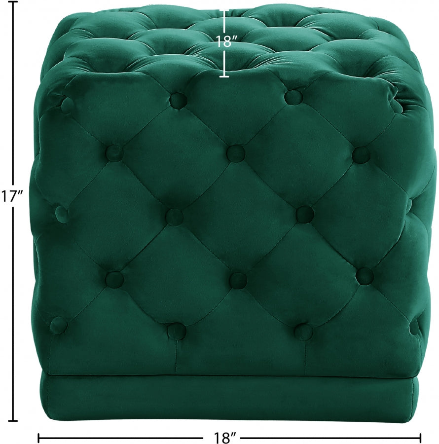 Pouf Stella en velours | Tabouret