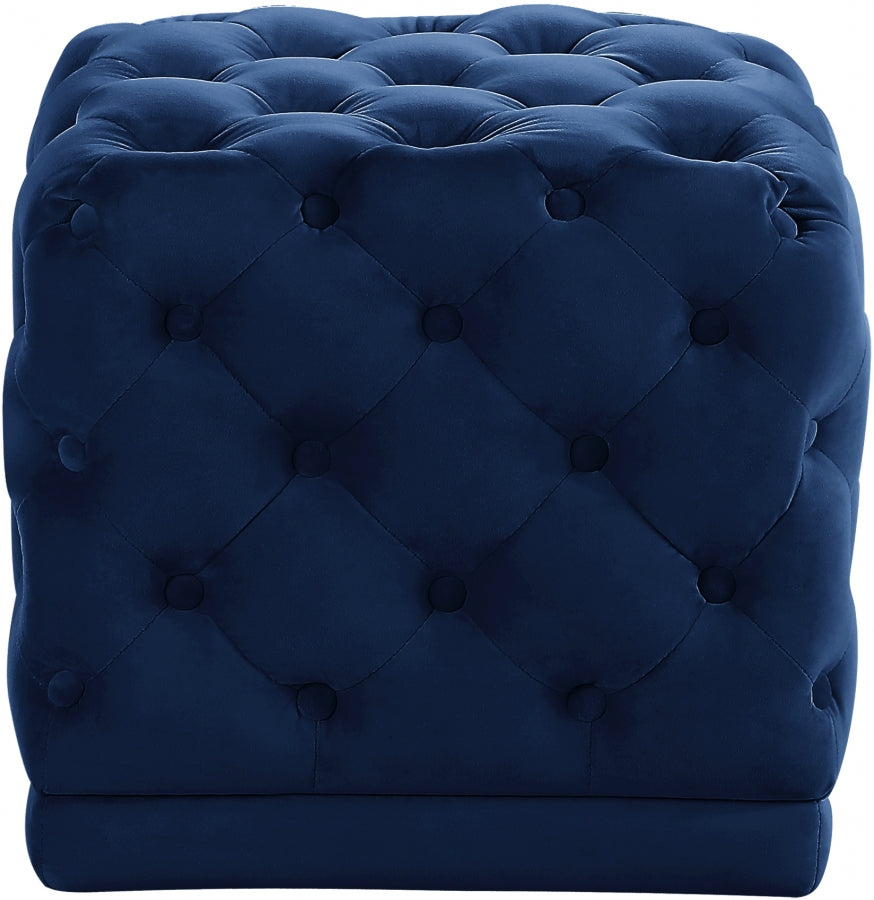 Pouf Stella en velours | Tabouret