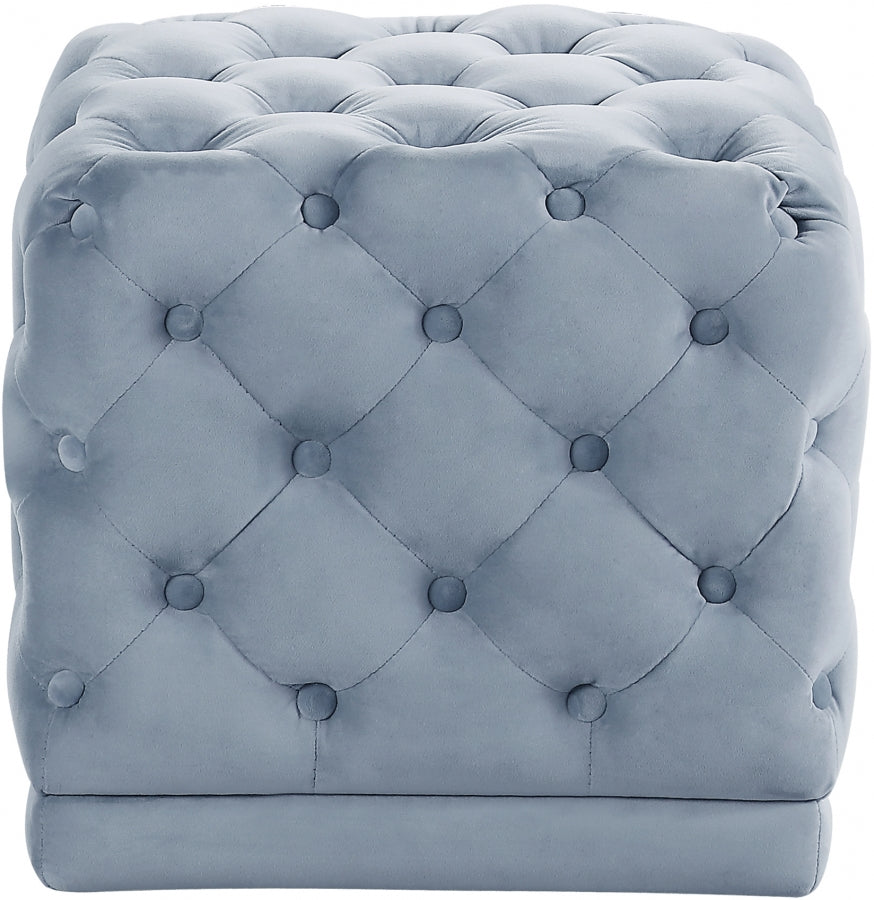 Pouf Stella en velours | Tabouret