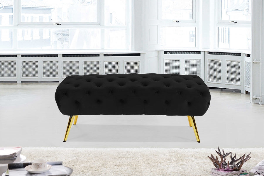 Banc en velours Amara