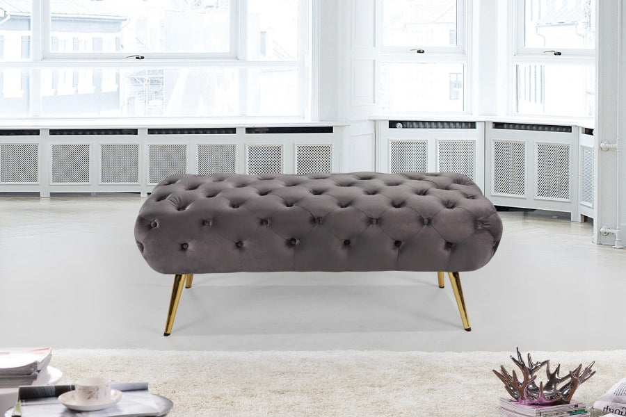Banc en velours Amara