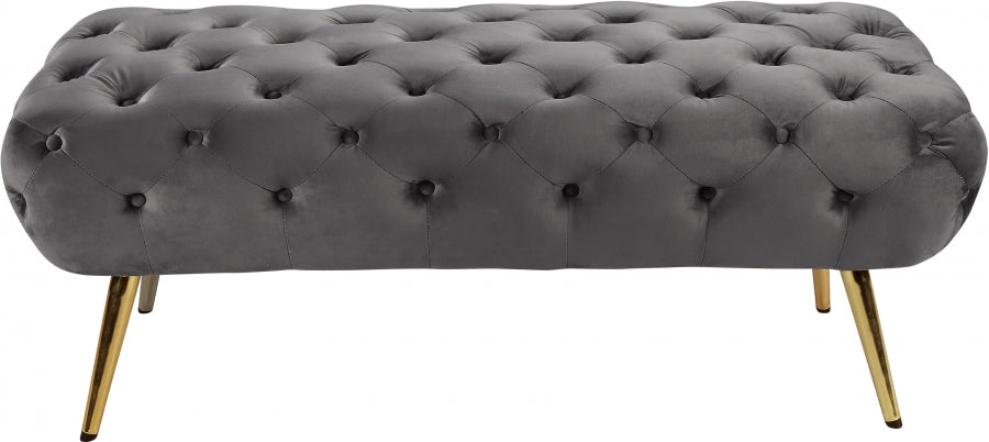 Banc en velours Amara
