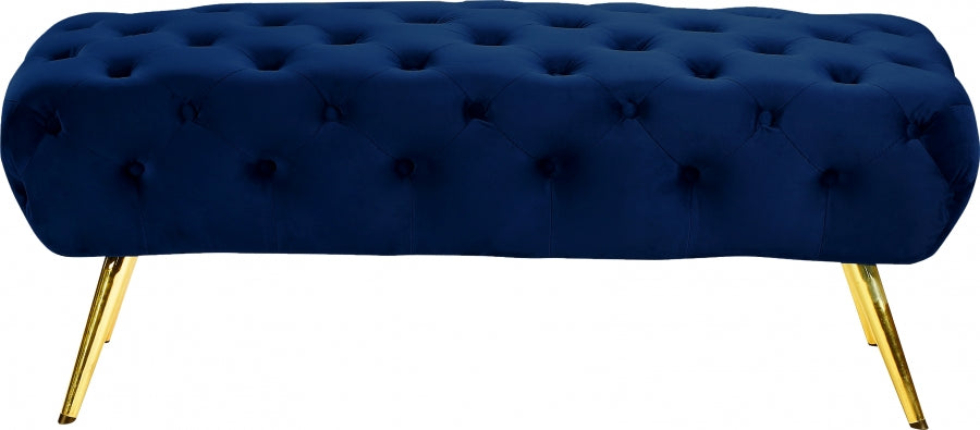 Banc en velours Amara