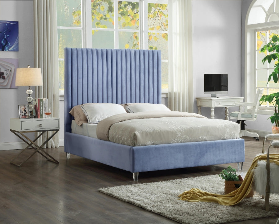 Lit en velours Candace