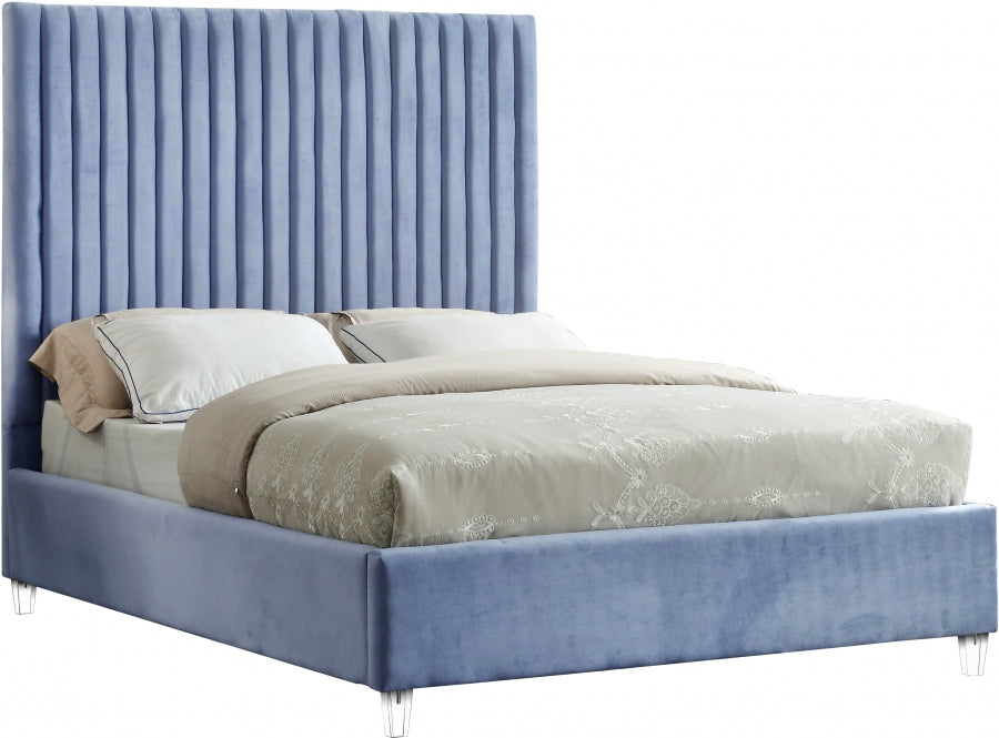 Lit en velours Candace