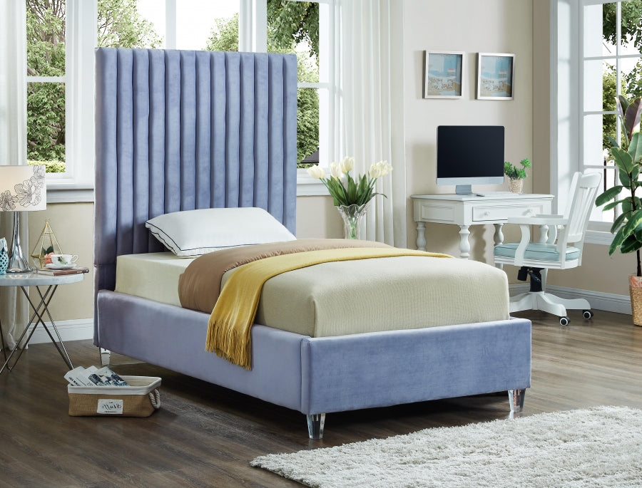 Lit en velours Candace