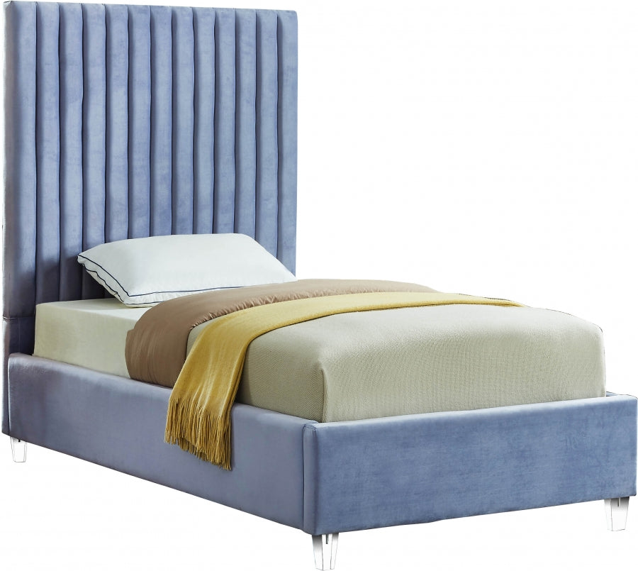 Lit en velours Candace