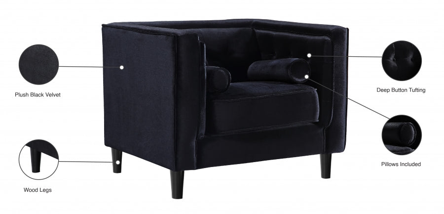 Chaise Taylor en velours