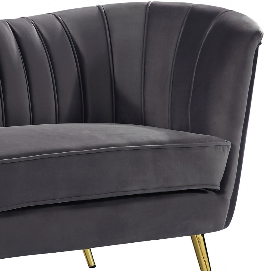 Causeuse en velours Margo 