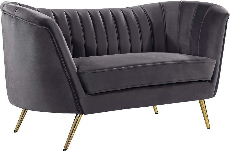 Causeuse en velours Margo 
