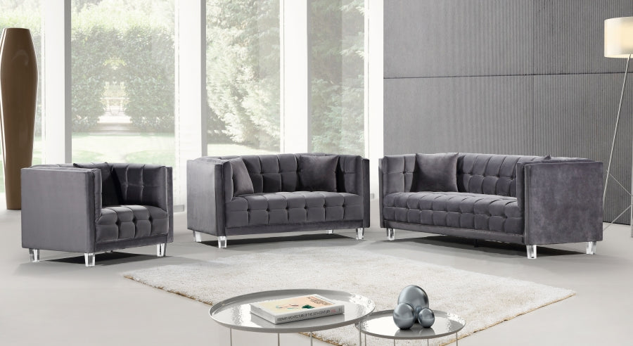 Causeuse en velours Mariel
