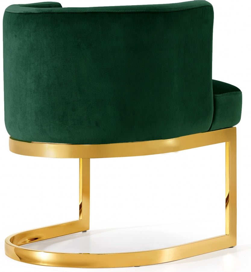 Chaise de salle à manger en velours Gianna