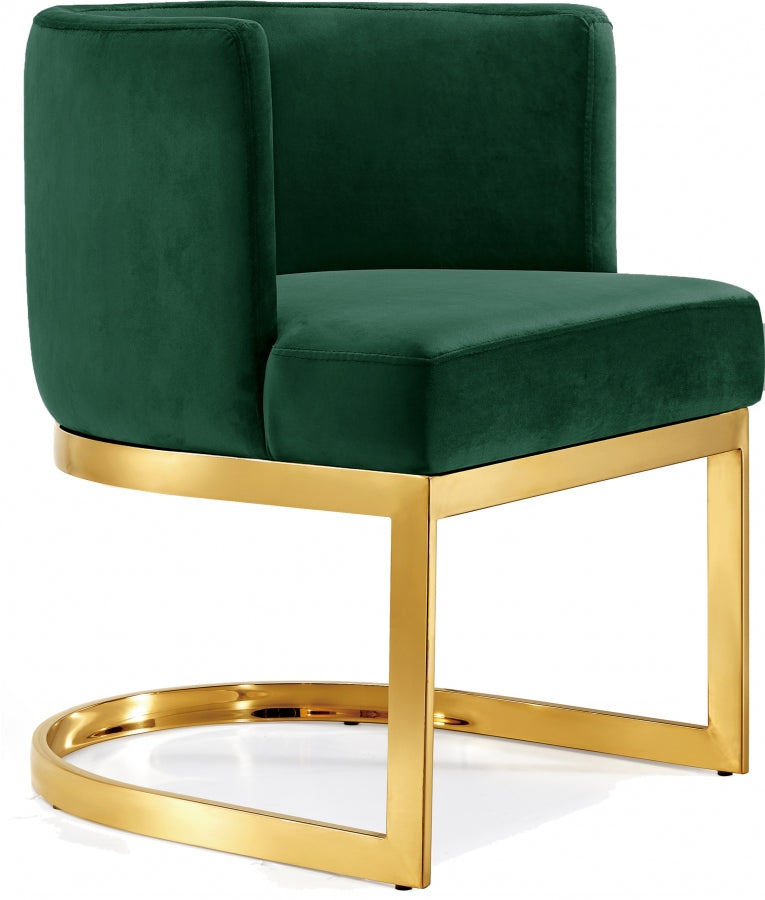 Chaise de salle à manger en velours Gianna