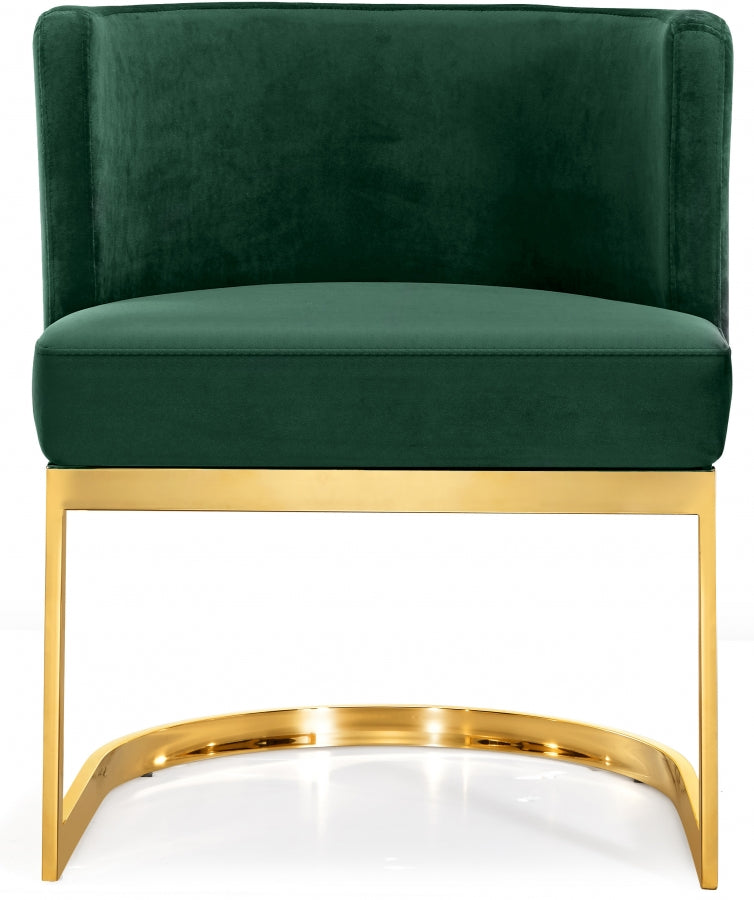 Chaise de salle à manger en velours Gianna