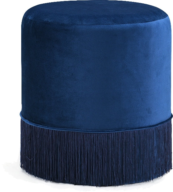 Pouf en velours Teddy | Tabouret