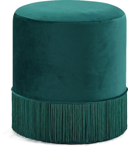 Pouf en velours Teddy | Tabouret