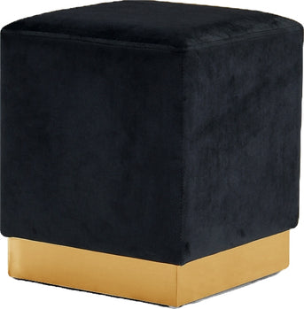 Pouf en velours Jax | Tabouret