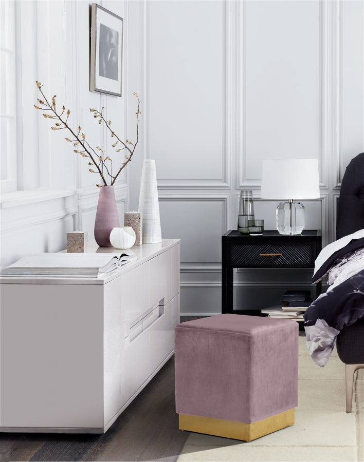 Pouf en velours Jax | Tabouret 