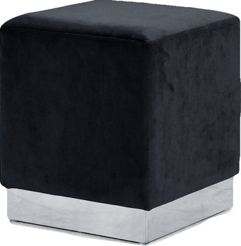 Pouf en velours Jax | Tabouret