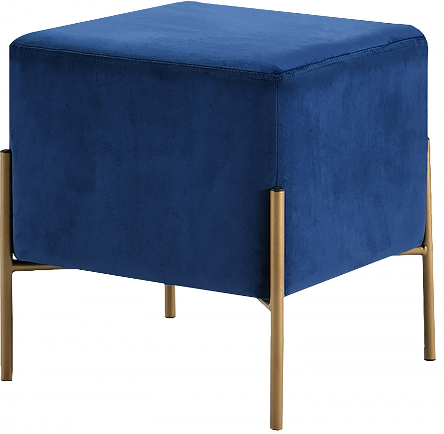 Pouf en velours Isla | Tabouret