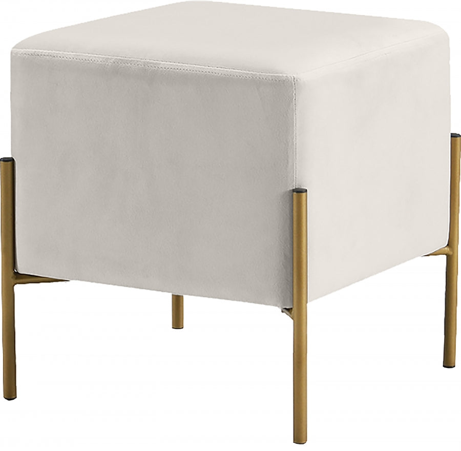 Pouf en velours Isla | Tabouret