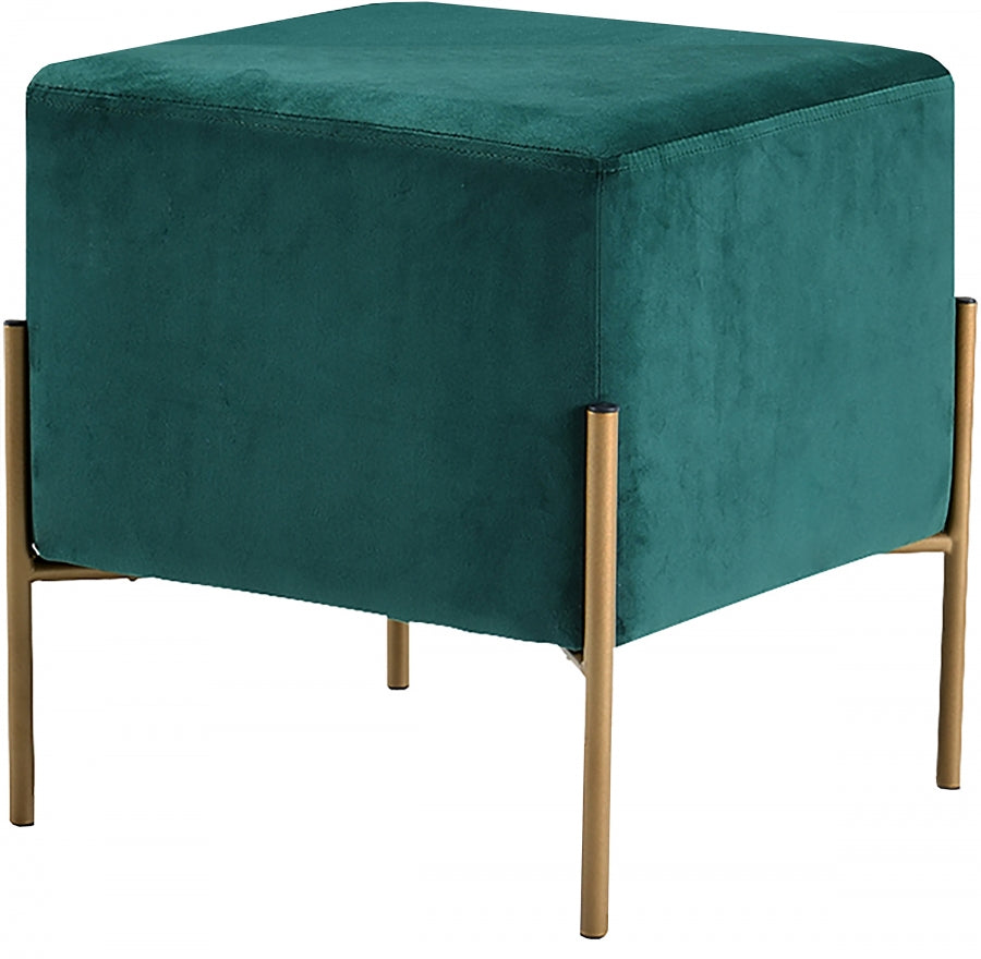 Pouf en velours Isla | Tabouret