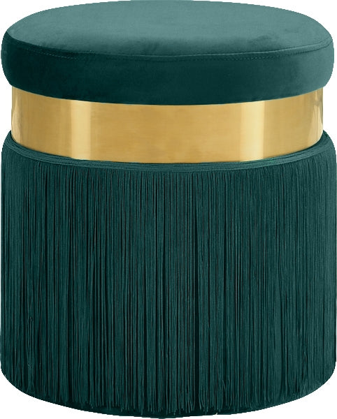 Pouf en velours Yasmine | Tabouret