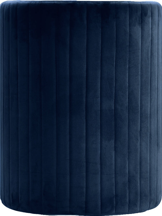 Ensemble de fauteuil d'appoint et repose-pieds en velours Selena