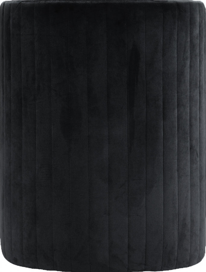 Ensemble de fauteuil d'appoint et repose-pieds en velours Selena